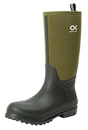 Duck and Fish Men 16" Fishing Hunting Knee Boot US 7 - NEW - Green New