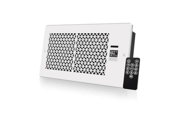 MATULSA REGISTER BOOSTER FAN FOR 6" X 12" REMOTE CONTROL AND THERMOSTAT - WHITE