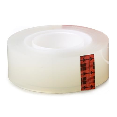 SCOTCH TRANSPARENT TAPE, CLEAR TAPE, 1 INCH CORE, 3/4 IN X 1000 IN New