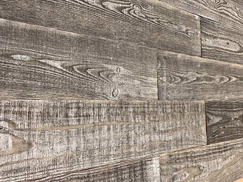 Smart Paneling Thermally-Modified Barn Wood Wall Planks Gray Pack of 12 New