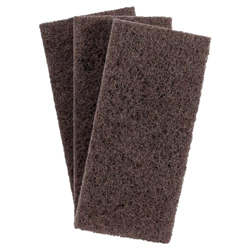 3M DOODLEBUG STRIPPER FLOOR PADS BROWN 10 PADS CASE 8541 - BROWN New