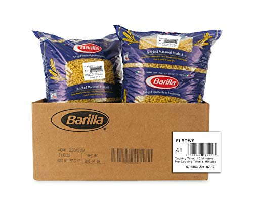 Barilla Elbows 160 oz. 2 Count B01IFPPP6A - NEW New