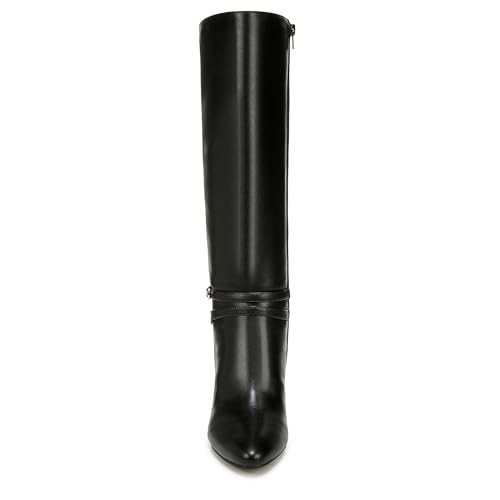 LifeStride Womens Guild Tall Black Wide Calf 7.5 W -Black Wide Calf New
