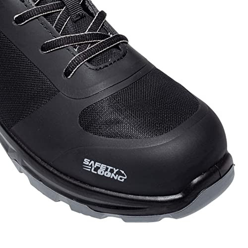 SAFETY LOONG Mens Work Shoes - Black, 13
