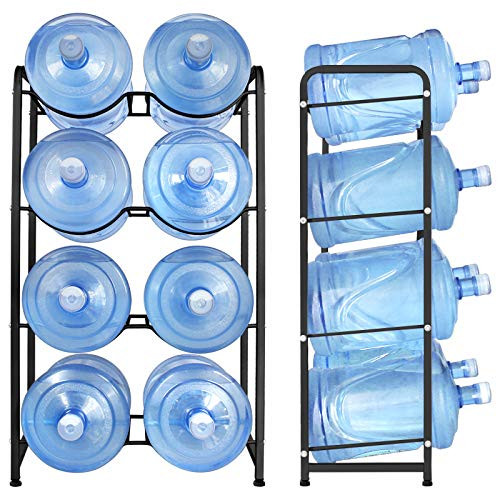 CZMY 5 Gallons Water Jug Holder 4-Tiers Reinforced Water Bottle Storage Rack New