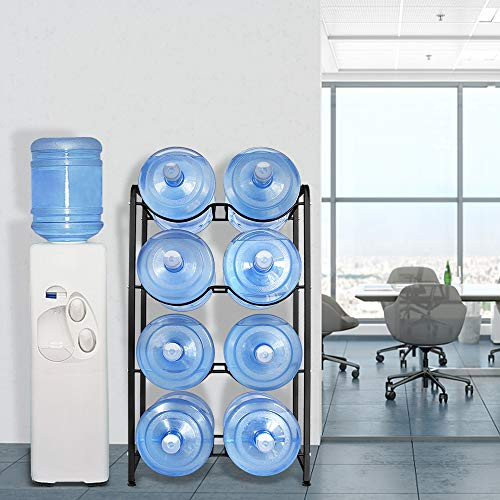 CZMY 5 Gallons Water Jug Holder 4-Tiers Reinforced Water Bottle Storage Rack New