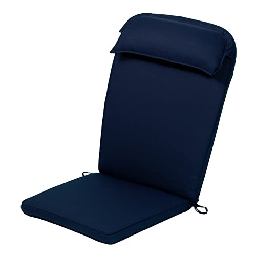 Plant Theatre Adirondack Chair Cushion High Back Patio Chair Cushion - Blue