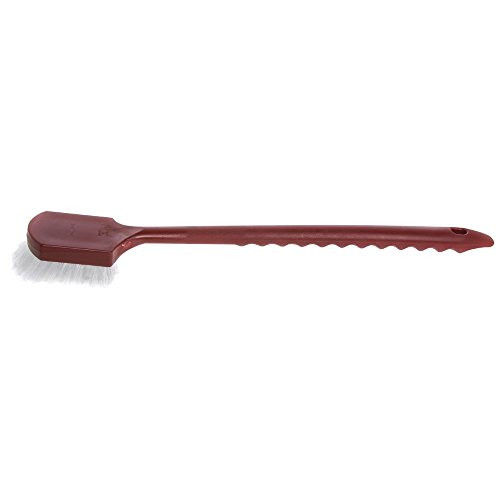 Carlisle White Teflon High Temperature Clean-Up Brush with Red Handle - 20"L New