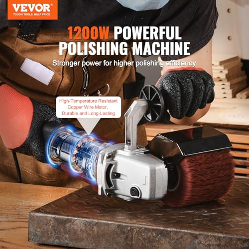 VEVOR Burnishing Polishing Machine 1200W 6 Variable Speed Surface Conditioning New