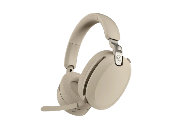 MSI MAESTRO 500 WIRELESS Gaming Headset, 40mm Drivers, Foldable Design, Active