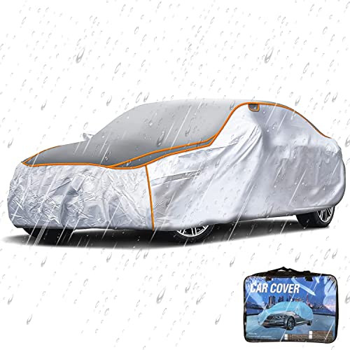 Uuoeebb Car Cover Waterproof All Weather, Sedans Up to 170" - (B0BHX3Z3PV)