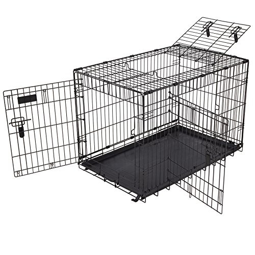 PRECISION PET 36 by 23 by 26-Inch 3-Door Great Crate with Lock System B005T0N3ZU New