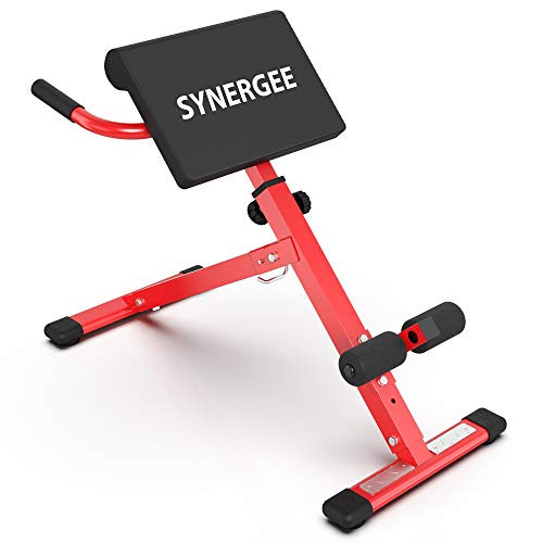 Synergee Roman Chair Red Hyperextension GHD Ab Bench B081HHF1BG-NEW New