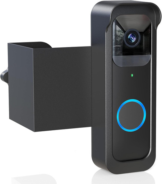 BISTEE NO DRILL BLINK DOORBELL MOUNT PROTECTIVE COVER CASE - BLACK