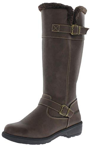 WOMENS WEATHERPROOF COLD WEATHER BOOTS ZIPPER BELLA TALL SIZE 10 BROWN