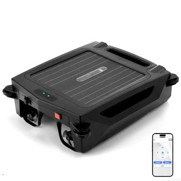 UOARK SOLAR POWERED ROBOTIC POOL SKIMMER, AUTOMATIC POOL SURFACE CLEANER