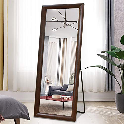 PexFix Full Length Mirrors B07X93DDSG - Walnutcolor New