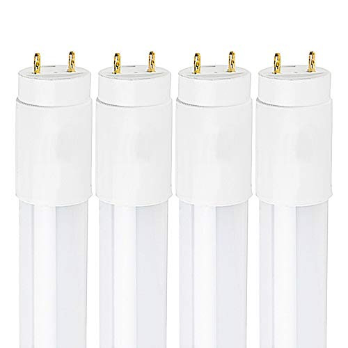 LUXRITE 4FT LED Tube Light, T8, 18W (32W Equivalent), 3500K Natural White New