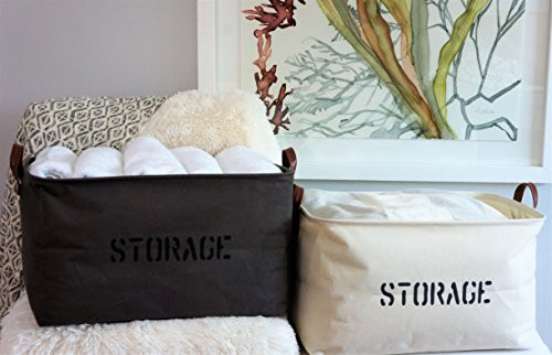 OrganizerLogic Storage Baskets 22"x15"x13" Extra Large Woven Basket Storage New