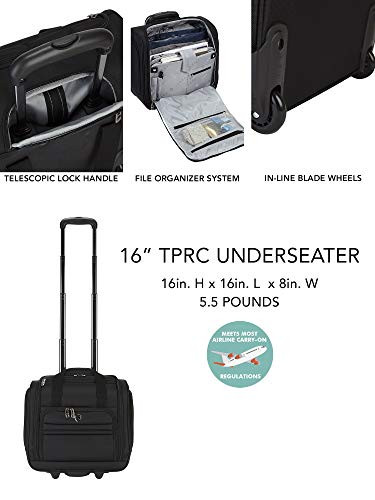 16in Rolling Underseater Carry-On, Lexington Collection B07PXN62L2 - NEW New