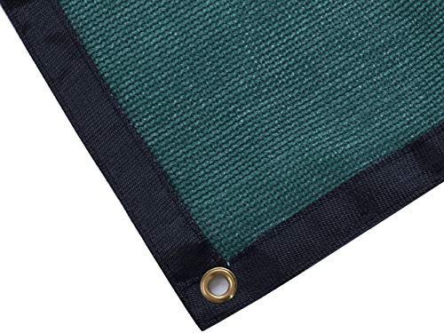 JTsuncover 90% Heavy Duty Shade Cloth Mesh 12 ft x 6 ft B07MZPQ8H7 - Green New