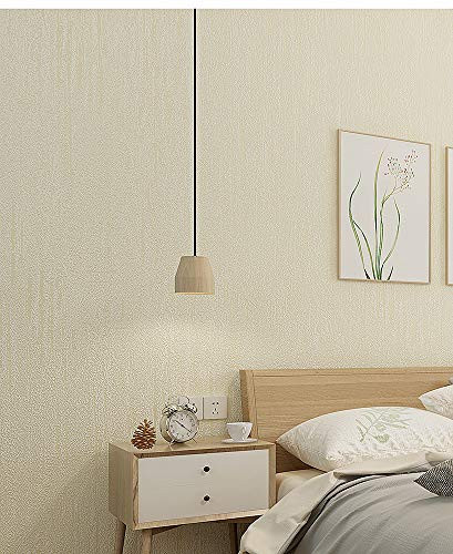 Birwall Faux Textured Diatom mud Ooze Wallpaper 57 Square Ft/Roll (Beige) New