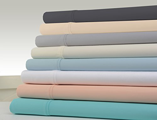 KATHY IRELAND 1200 THREAD COUNT 6 PIECE COTTON RICH SHEET SET - KING - SKY BLUE