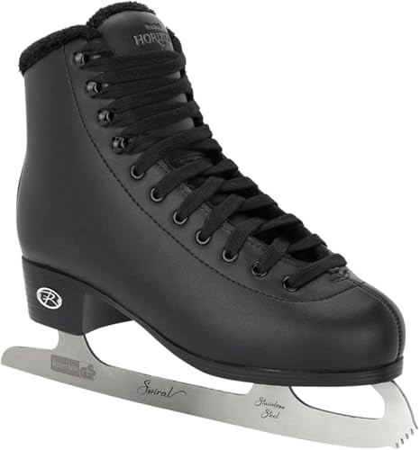 Riedell 10 Opal Recreational Ice Skates Steel Blade for Kids Black 2 JR