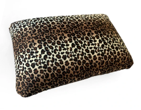 CUSHIE PILLOWS 14" X 20" LARGE MICROBEAD RECTANGLE PILLOW - LEOPARD