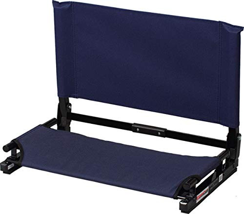 The Stadium Chair Company Extra Wide Gamechanger Bleacher Seat SC2W - Navy New