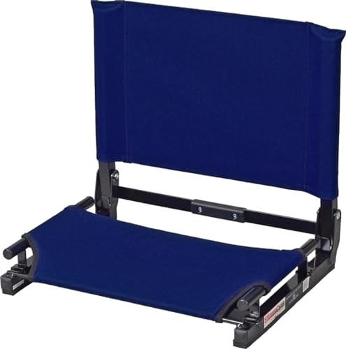 The Stadium Chair Company Extra Wide Gamechanger Bleacher Seat SC2W - Navy New