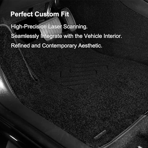 WENNEBIRD All Weather Floor Mats for 2021-2026 Tesla Model S 3pc - Black New