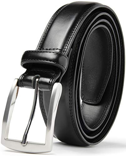 CARLO FELLINI BELTS FOR MEN 100% COW LEATHER BELT SIZE: MEN 42/46 - BLACK New