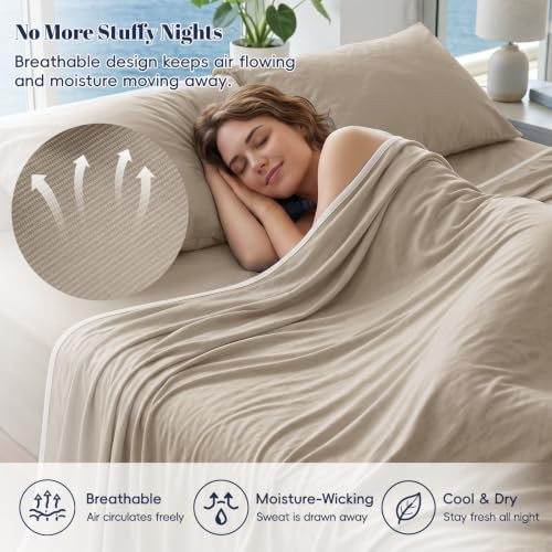 PHF COOLING BLANKET KING SIZE 108"X90" - TAUPE