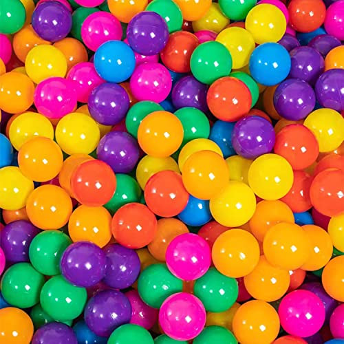 Ball Pit Balls 500 pcs Crush-Proproof Plastic 2.2"(B0BXL2CZQ4) - Multicolor New