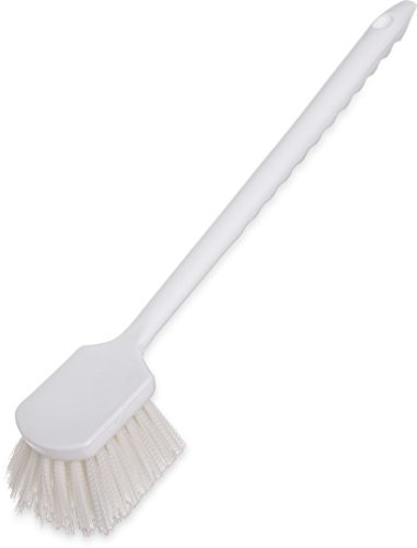 SPARTA Utility Scrub Brush with Polyester Bristles 20" x 3" - White New