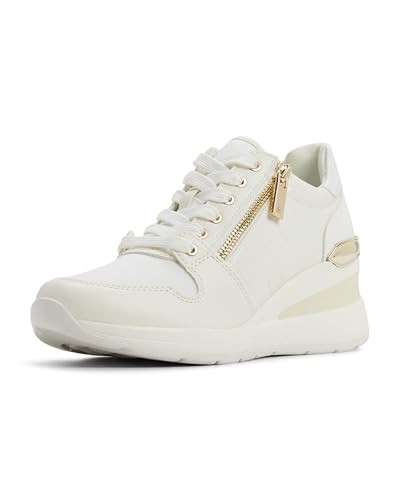 ALDO Women's Adwiwia Sneaker, White, Size 8.5 New