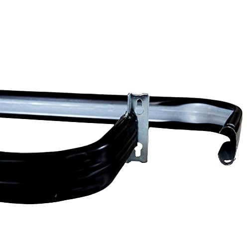 Yafa Home Fashion Heavy Duty Curtain Rod Hardware Included (18"- 28") - Black New
