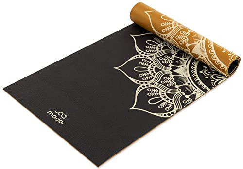 Marjar Yoga Mat 1/4" Print Reversible Exercise Fitness Mat B0982PNMZQ - Pink New