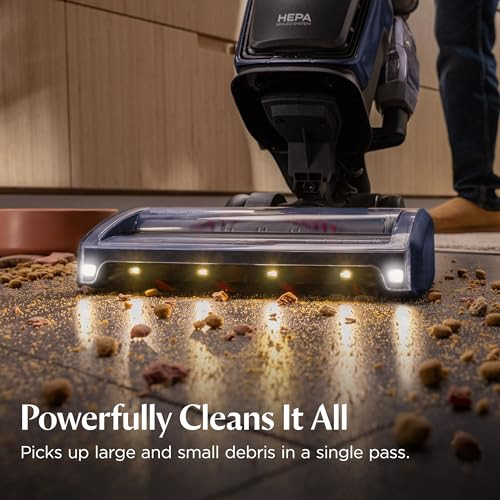 BISSELL PET HAIR ERASER DUALBRUSH UPRIGHT VACUUM, HEPA - NAVY