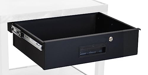 H Wilson Drawer for 18 x24 Presentation Cart - Black New