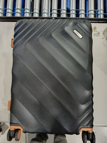 ROSAMO 24IN HARD SHELL EXPANDABLE SUITCASE - BLACK