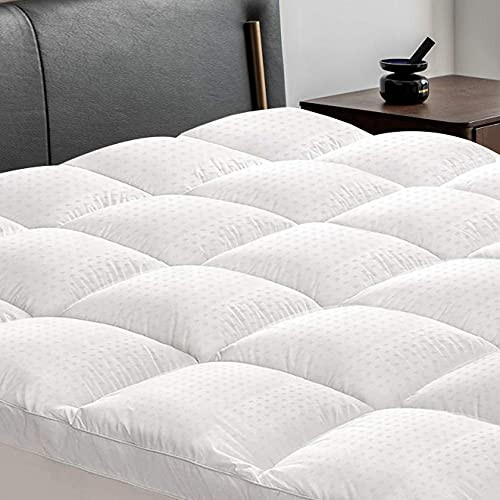 Abakan Twin XL Mattress Topper Extra Thick Pillow Cotton Cooling - White New