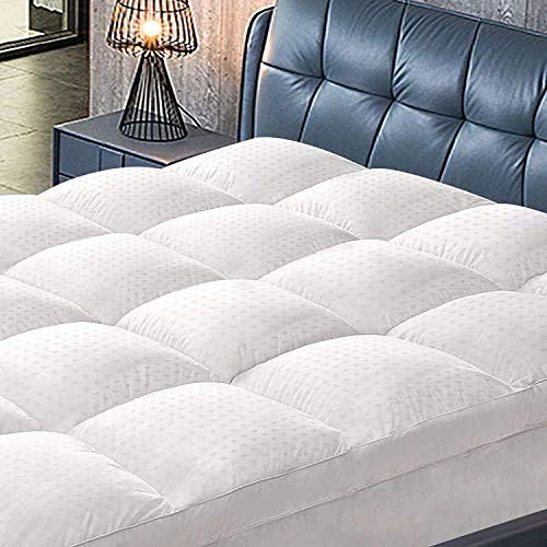 ABAKAN Extra Thick Mattress Topper Queen Size Soft Mattress Pad Cover New