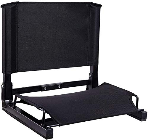 Ohuhu Stadium Seats Bleacher Style Portable Chairs 1 Pack B01GR7OATQ - Blue New