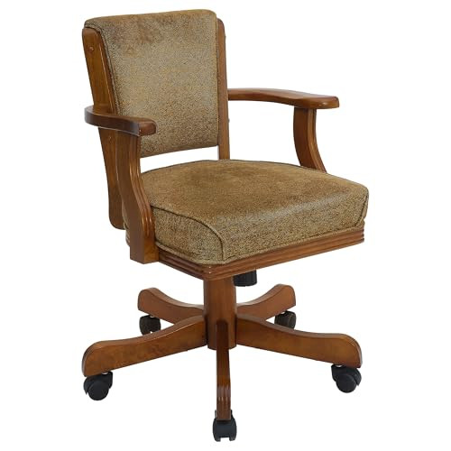 Coaster Home Furnishings Mitchell Wood Frame Swivel Game Chair 100952 New