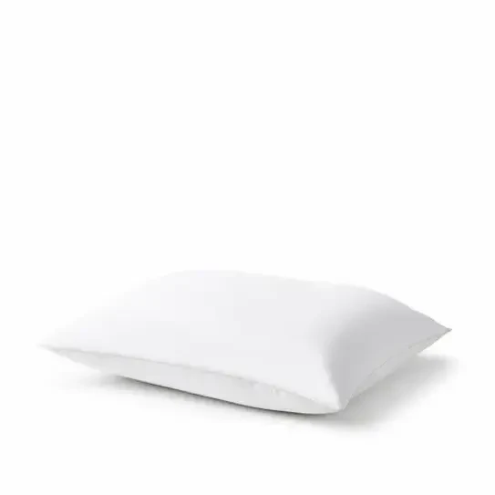 SLEEPTONE BASICS DOWN ALTERNATIVE PILLOW - 100% COTTON COVER - KING - WHITE New