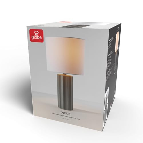 Globe Electric 91002772 Doris 20" Tall Buffet Table Lamp - Dark Gray New