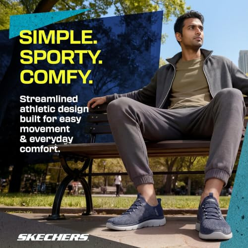 232469W Skechers Men's Summits Key Pace Hands Free Slip-in Sneaker,11.5 Wide New