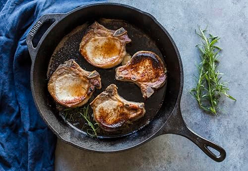LODGEPRE-SEASONEDCASTIRONSKILLETPFAS-FREEL10SK3-DOUGLAS-FIR-12 INCHES- BLACK